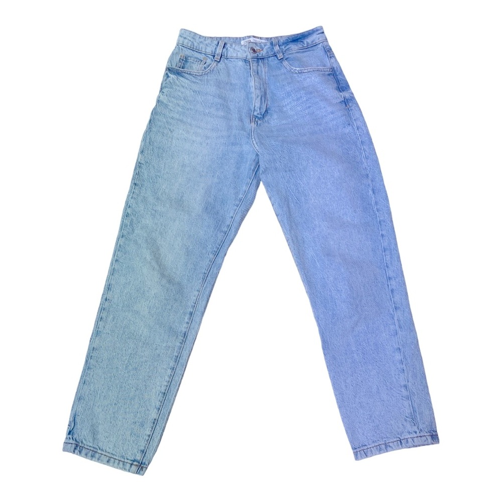 ZARA HIGH RISE FIVE POCKET JEANS